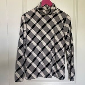 Talbots Plaid Turtleneck‎